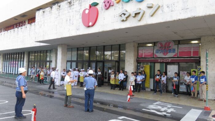 コープあっぷるタウン全テナント合同消防訓練！！